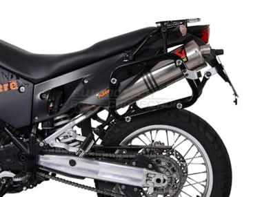 ZESTAW KUFRÓW BOCZNYCH TRAX ADV I STELAŻY SW-MOTECH KTM 950 ADV/990 ADV (03-) SILVER 45/45L 1