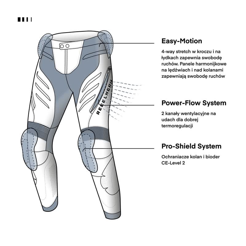 Spodnie motocyklowe skórzane Rebelhorn Veloce Black White 13 277845_ZAL670395.jpg