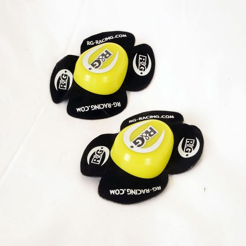 SLIDERY KOLAN RG RACING AERO KNEE SLIDERS YELLOW 1