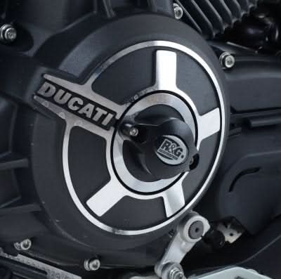 SLIDERY SILNIKA RG RACING DUCATI SCRAMBLER, LEWA STRONA BLACK 5