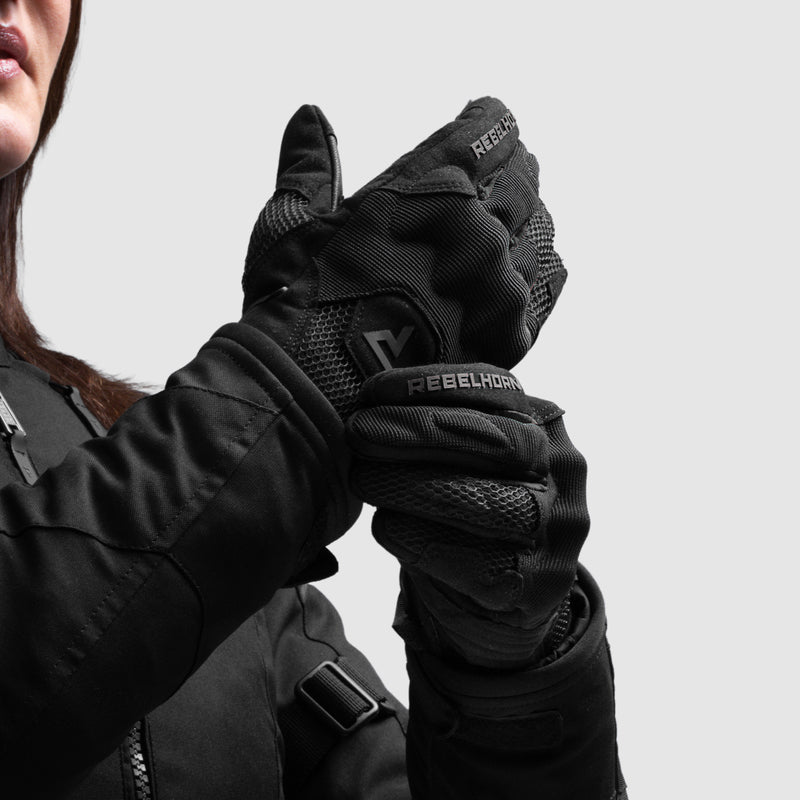 Rękawice motocyklowe damskie Rebelhorn Core Black 9 349334_ZAL895326.jpg