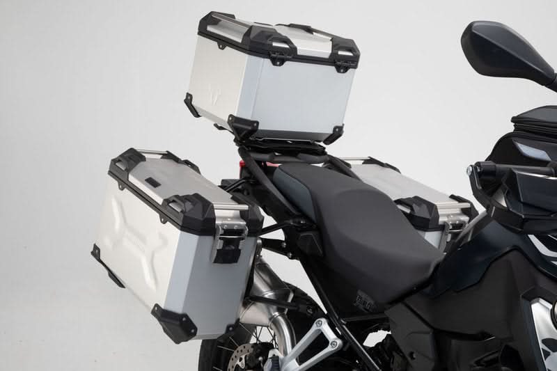 ZESTAW BAGAŻOWY ADVENTURE SW-MOTECH BMW F 750/850 GS (17-)STAINLESS STEEL RACK SILVER 3
