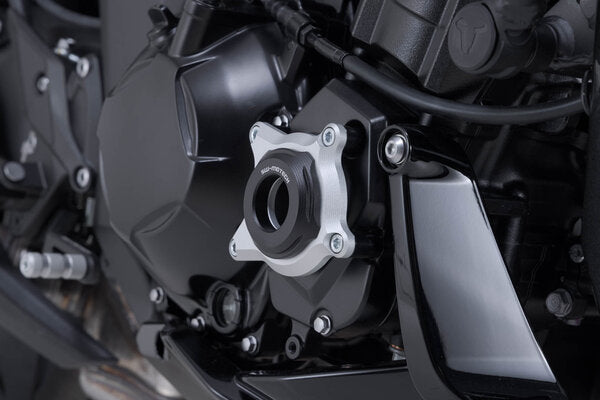 OSŁONA SILNIKA SW-MOTECH KAWASAKI Z1100 (25-) BLACK SILVER 3