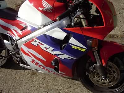 CRASHPADY CLASSIC RG RACING HONDA RVF400 (NC35) BLACK 1