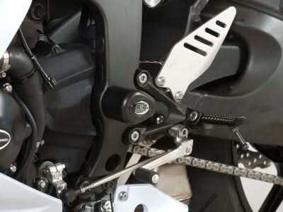 CRASHPADY AERO RG RACING SWINGARM PIVOT, KAWASAKI ZX6R 13- BLACK 1
