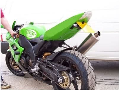 CRASHPADY CLASSIC RG RACING KAWASAKI ZX-10R 04- 05 BLACK 1