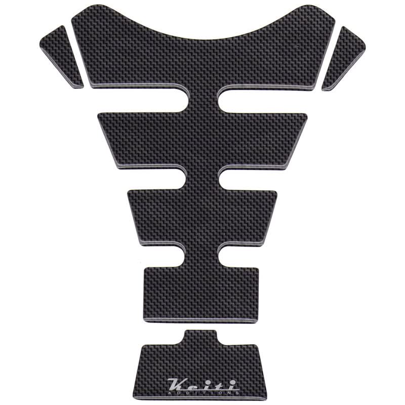 NAKLEJKA NA BAK TANKPAD KEITI BLACK CARBON LOOK 1