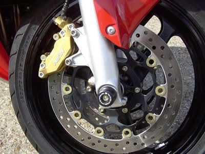 SLIDERY PRZEDNIEGO ZAWIESZENIA RG RACING CBR600RR 03-04, SP1, SP2 BLACK 1