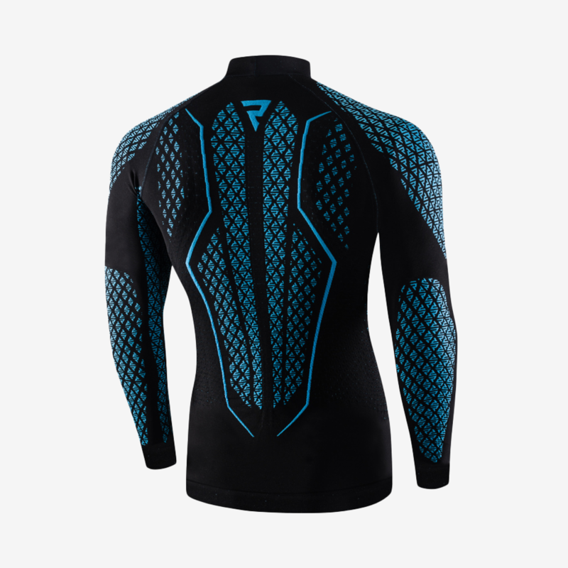 Koszulka termoaktywna z długim rękawem Rebelhorn Therm 2 Black Blue 7 225581_ZAL456927.png