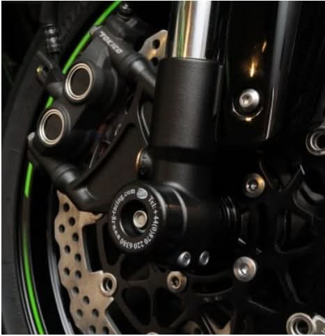 SLIDERY PRZEDNIEGO ZAWIESZENIA RG RACING KAWASAKI ZX10-R 08- BLACK 1