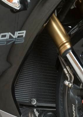 OSŁONA CHŁODNICY RG RACING TRIUMPH 675 DAYTONA 13- BLACK 1