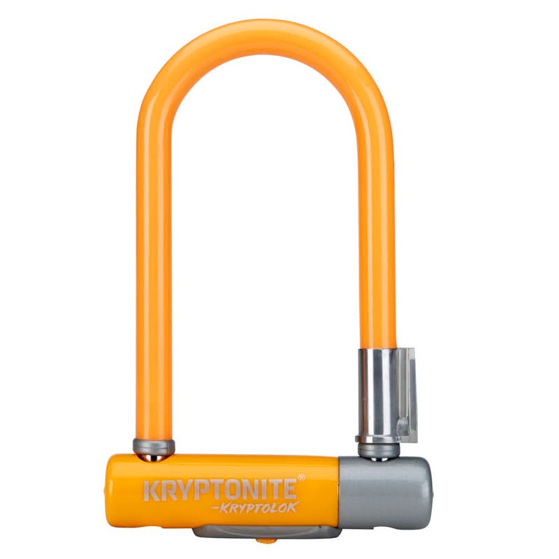 ZAPIĘCIE U-LOCK KRYPTONITE KRYPTOLOK MINI-7 LIGHT ORANGE 8,2CM X 17,8CM 1