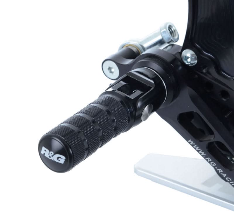 SKŁADANE PODNÓŻKI RG RACING REARSETS, PARA BLACK 1