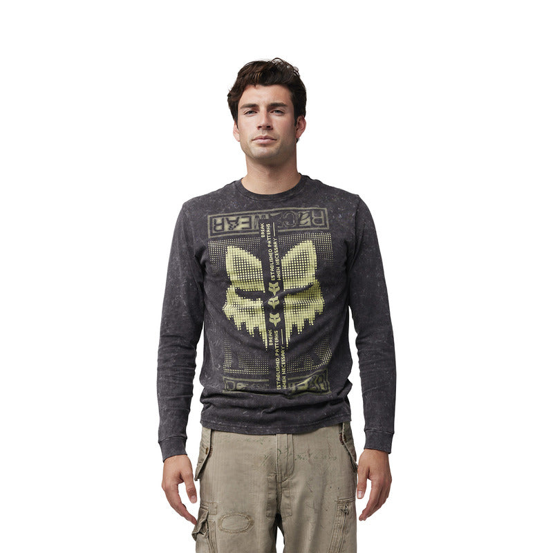 Koszulka z długim rękawem FOX Throttle Prem Tee Black 5 310904_ZAL744101.jpg