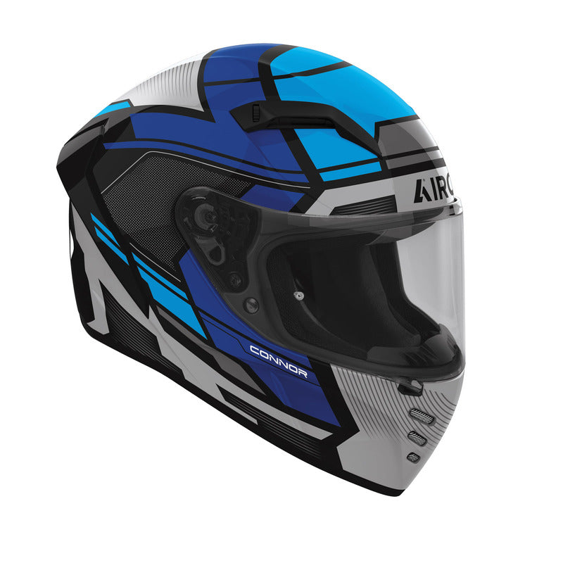KASK MOTOCYKLOWY AIROH CONNOR EGO BLUE GLOSS L 1