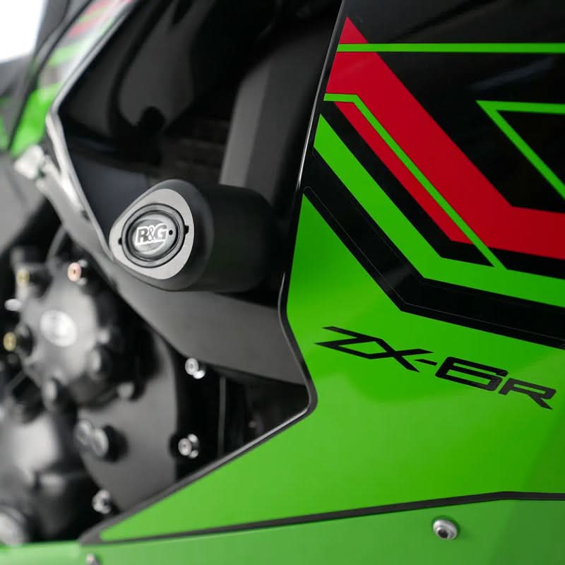 CRASHPADY AERO RG RACING AERO STYLE (NON-DRILL) FOR KAWASAKI ZX6-R 24- 5