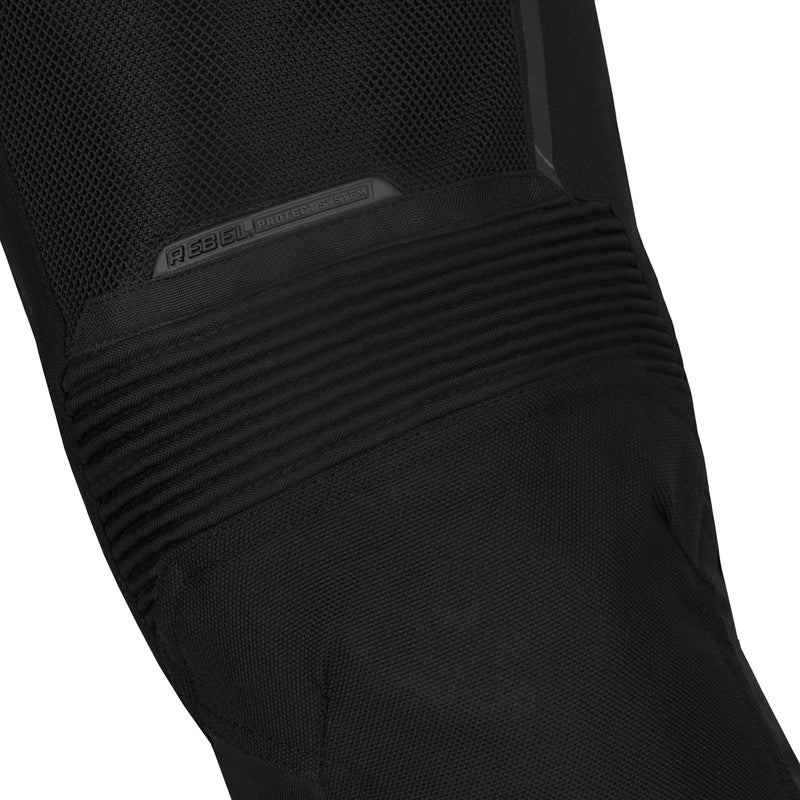 Spodnie motocyklowe tekstylne Rebelhorn Hiflow 4 Black (Krótka Nogawka) 5 214209_ZAL585414.jpg