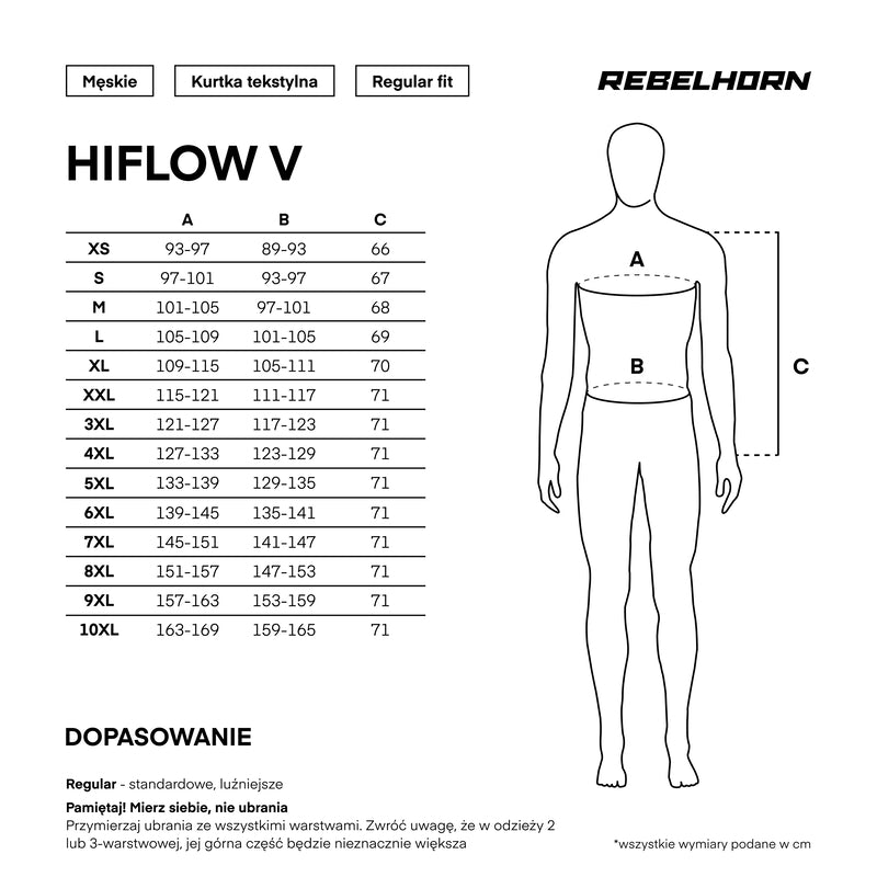 Kurtka motocyklowa tekstylna Rebelhorn Hiflow 5 Black Grey Red 51 323634_ZAL931188.jpg