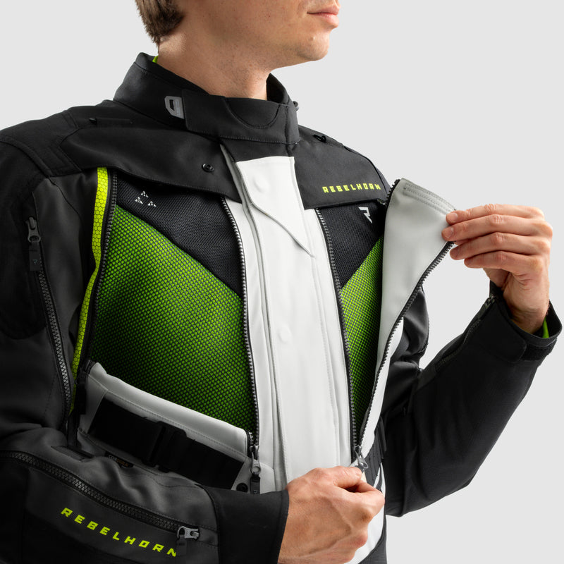 Kurtka motocyklowa tekstylna Rebelhorn Hardy 3.0 Black Light Grey Fluo Yellow 39 324080_ZAL795387.jpg
