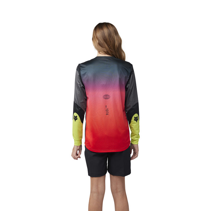 Koszulka Rowerowa Z Długim Rękawem Fox Junior Ranger Revise Black/Pink 7 309573_ZAL721704.jpg