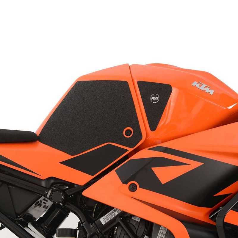 NAKLEJKA NA BAK TANKPAD ANTYPOŚLIZGOWY 4 CZĘŚCI RG RACING KTM RC390 22- BLACK 1