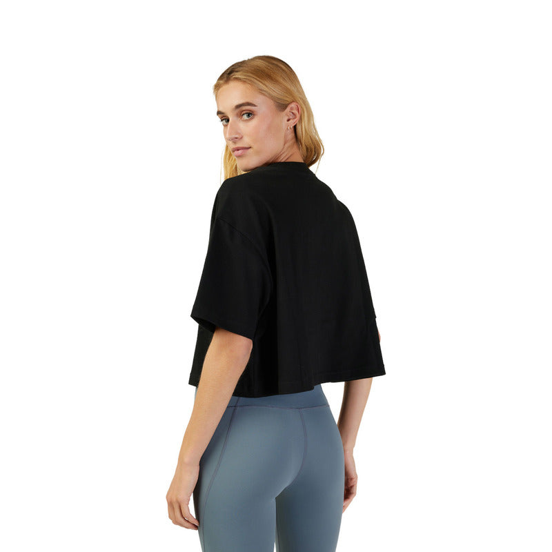 T-Shirt Damski FOX Wordmark Os Crop Black 7 289563_ZAL808113.jpg