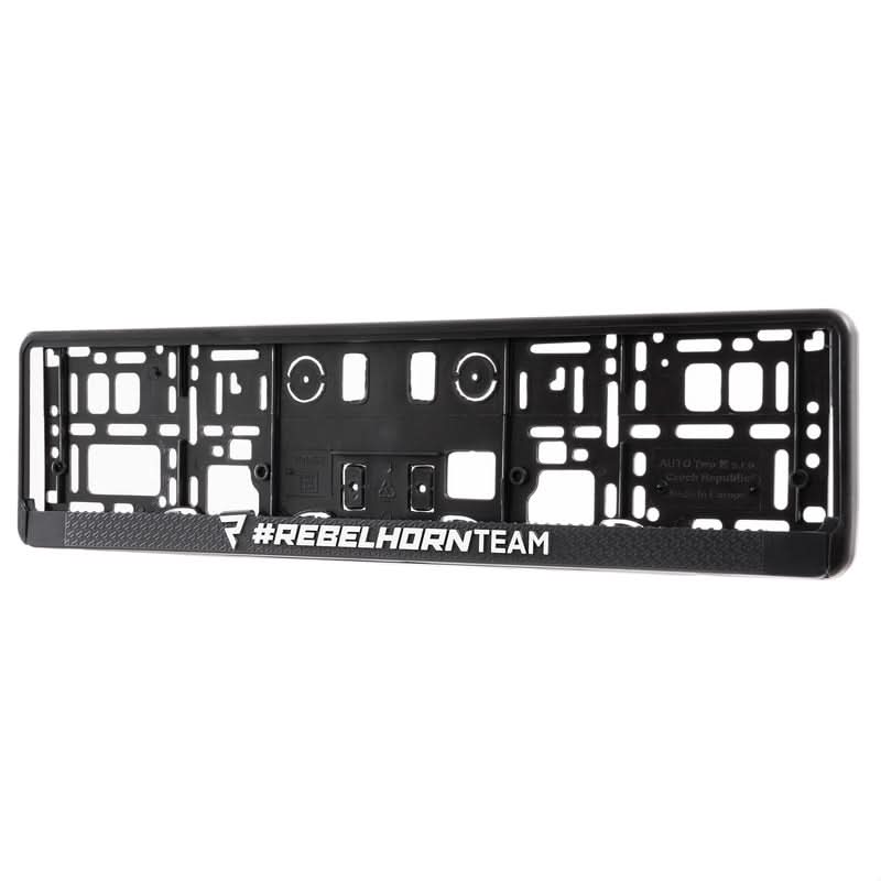 RAMKI NA REJESTRACJĘ SAMOCHODOWĄ REBELHORN TEAM BLACK 2 SZT 1