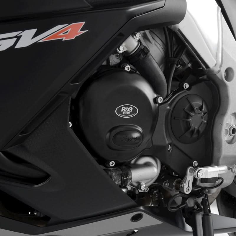 ZESTAW OSŁON SILNIKA RG RACING, 2 CZĘŚCI, WERSJA ROAD/RACING APRILIA RSV4 1100 (FACTORY) 21- BLACK 1
