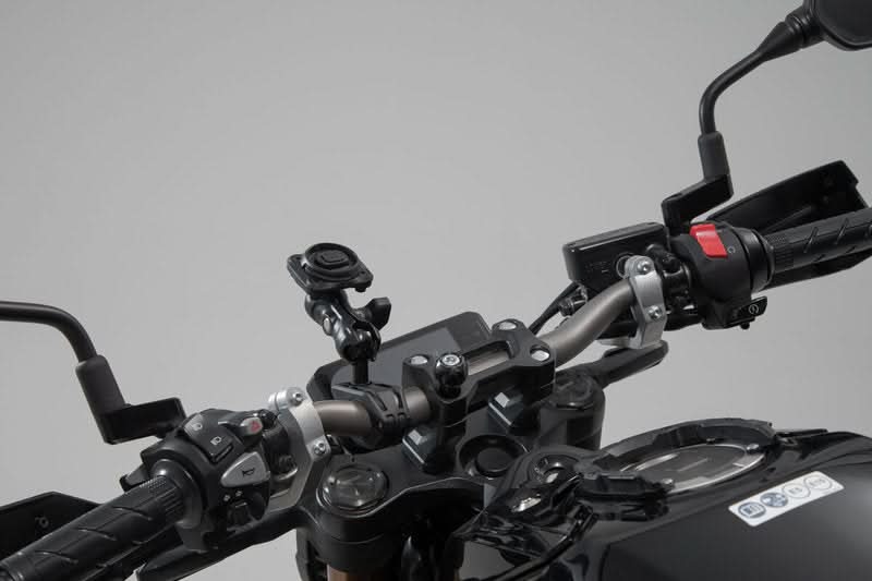 ZESTAW UCHWYTÓW GPS NA KIEROWNICĘ WRAZ Z POKROWCEM NA SMARTFON SW-MOTECH BLACK 5