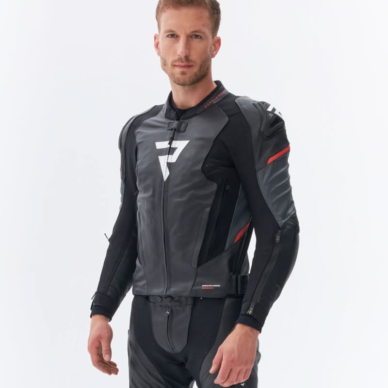 Kurtka motocyklowa skórzana Rebelhorn Veloce Black Grey Fluo Red 20 277790_ZAL678238.jpg