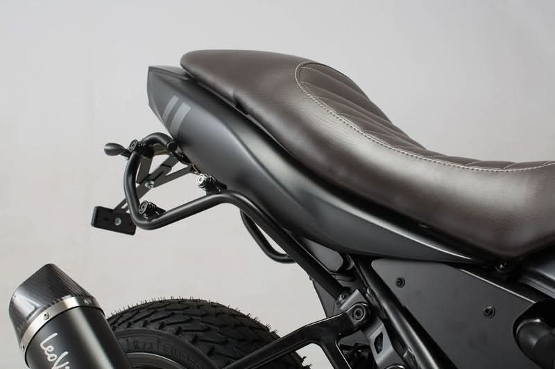 ZESTAW SAKW I STELAŻY LEGEND GEAR SW-MOTECH SUZUKI SV650 ABS (15-)/ SV650 X (18-) BROWN 7