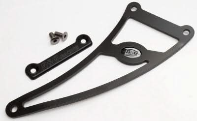 MOCOWANIE WYDECHU + ZAŚLEPKA PODNÓŻKA RG RACING KAWASAKI ZX6-R 09- BLACK 1