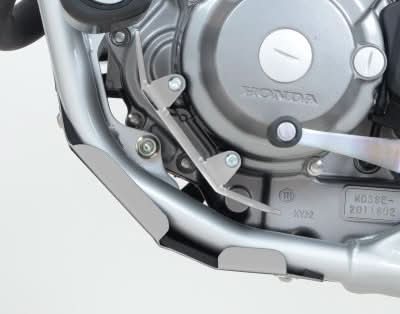 OSŁONA SILNIKA RG RACING HONDA CRF250L 13-, LEWA STRONA ALUMINIUM SILVER 5