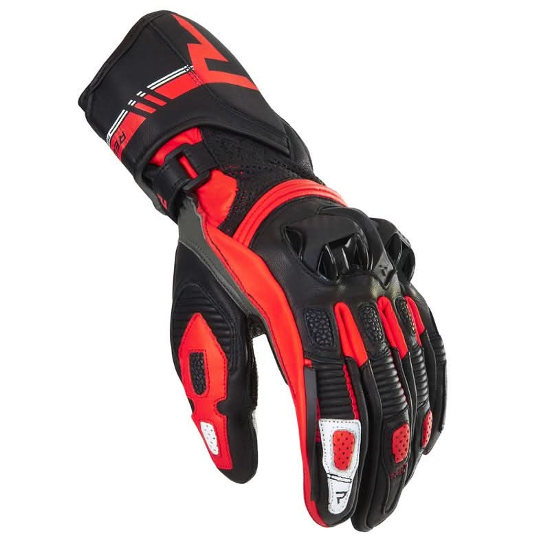 Motocyklowe Rękawice Skórzane Rebelhorn ST Long Black/Grey/Flo Red 3 194252_ZAL614902.jpg