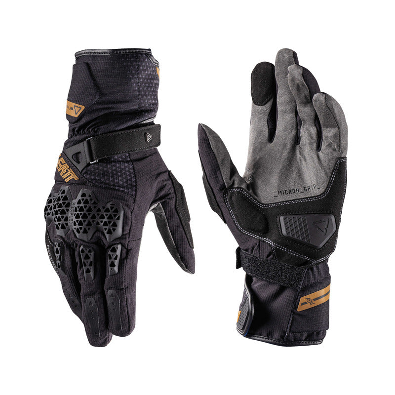RĘKAWICE MOTOCYKLOWE LEATT ADV HYDRADRI 6.5 STEALTH BLACK GREY S 1