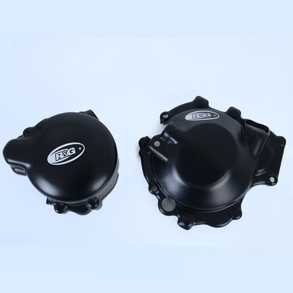 ZESTAW OSŁON SILNIKA RG RACING KAWASAKI VERSYS X-250/300 (2 CZĘŚCI) BLACK 1
