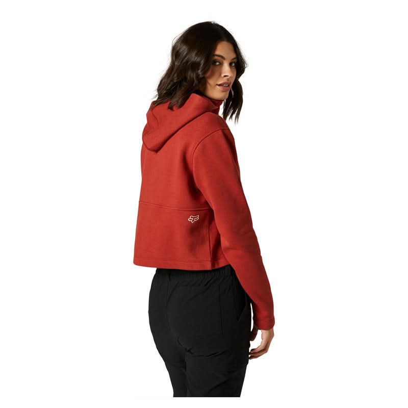 Bluza z Kapturem na Zamek Fox Lady Calibrated Dwr Red Clay 3 231146_ZAL450769.jpg