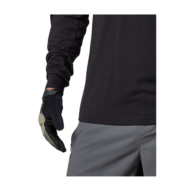 Koszulka Rowerowa z Długim Rękawem Fox Ranger Dr Black 6 261197_ZAL541641.jpg