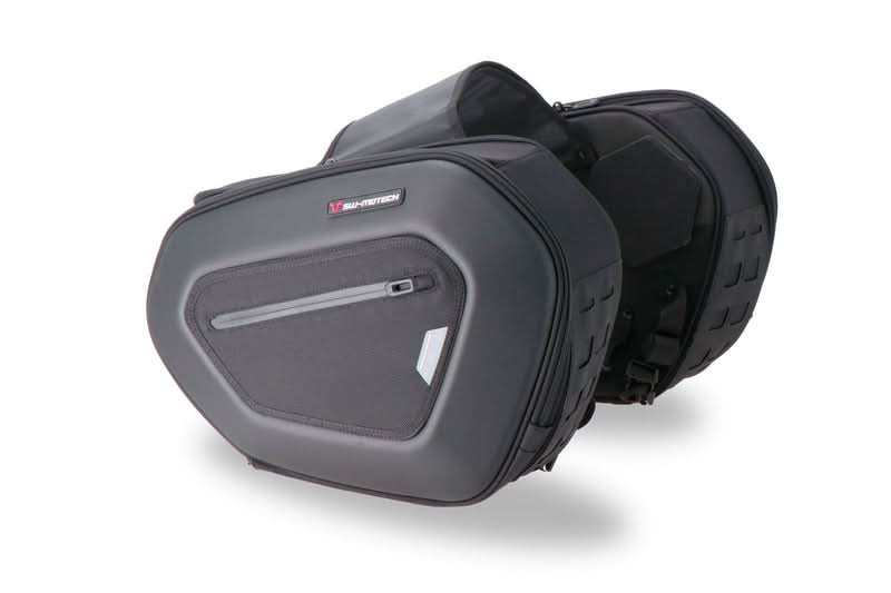 ZESTAW SAKW BOCZNYCH PRO BLAZE H I STELAŻY SW-MOTECH HONDA CBR650R/CB650R (18-) BLACK 1