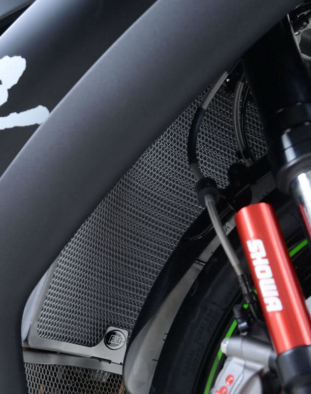 OSŁONA CHŁODNICY RG RACING KAWASAKI ZX10R 08- 20 GREEN 1