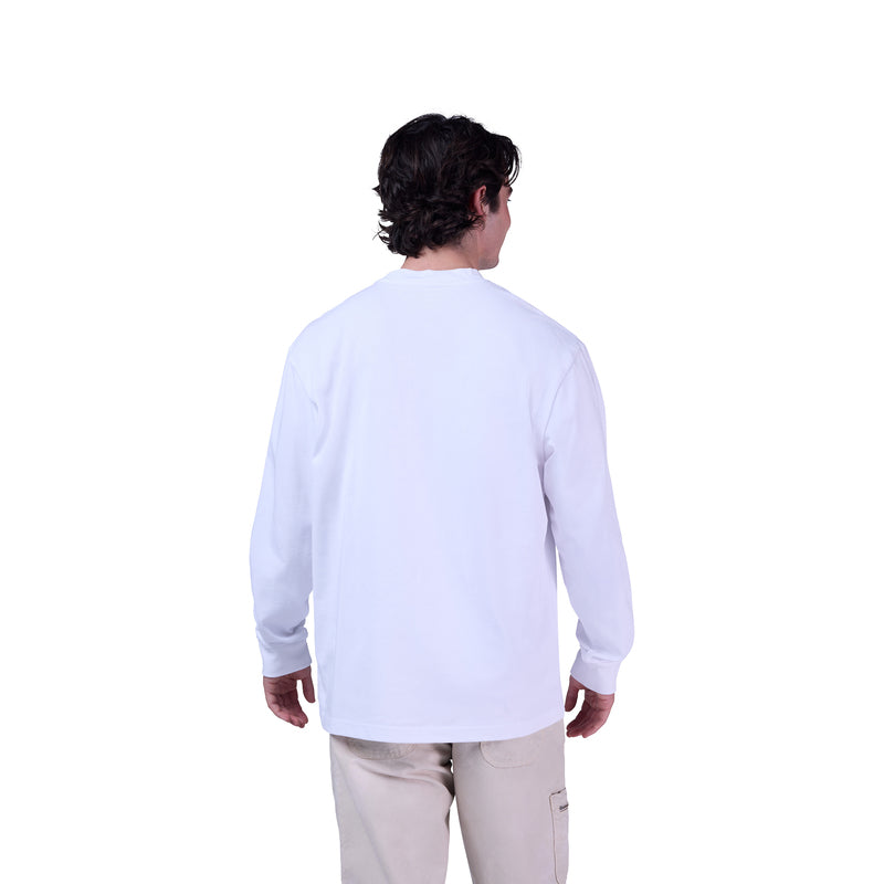 Koszulka z długim rękawem FOX Wordmark Oversized Optic White 7 339337_ZAL816563.jpg