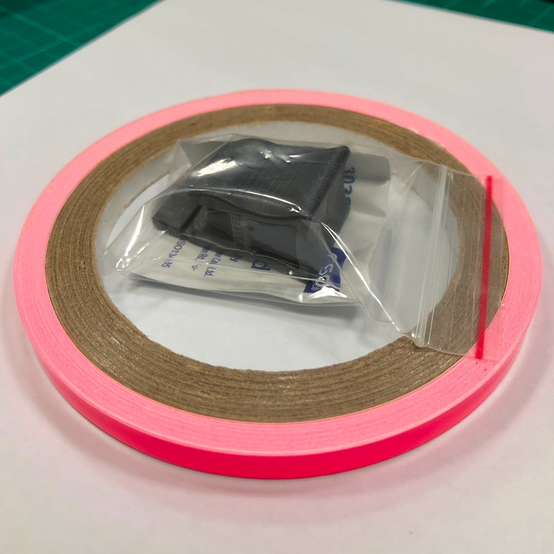 TAŚMA NA FELGĘ KEITI REFLECTIVE STICKER STRIP FLUORESCENT PINK 1
