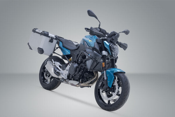 ZESTAW KUFRA CENTRALNEGO TRAX ADV SW-MOTECH 45/45 L. BMW F 900 R / XR (24-) SILVER 3