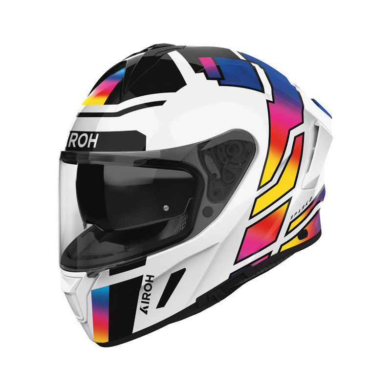 KASK MOTOCYKLOWY AIROH SPARK 2 LIVELY RAINBOW GLOSS L 2
