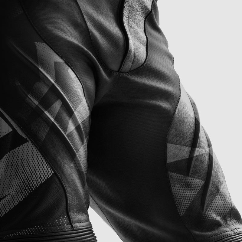 Spodnie motocyklowe skórzane Rebelhorn Inferno Black White 31 324021_ZAL798213.jpg