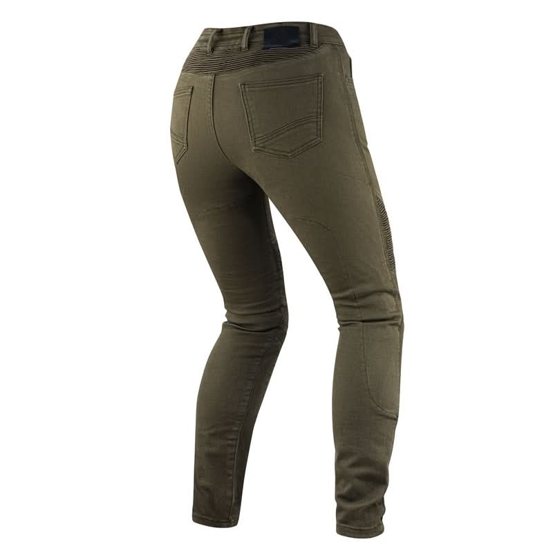Jeansy motocyklowe damskie Rebelhorn Vandal Twill Olive 22 224497_ZAL528422.jpg