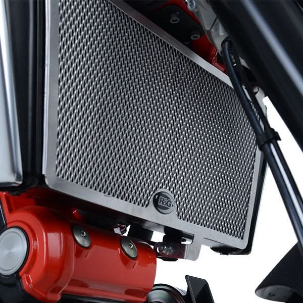 OSŁONA CHŁODNICY RG RACING APRILIA SHIVER 900 TITANIUM 1