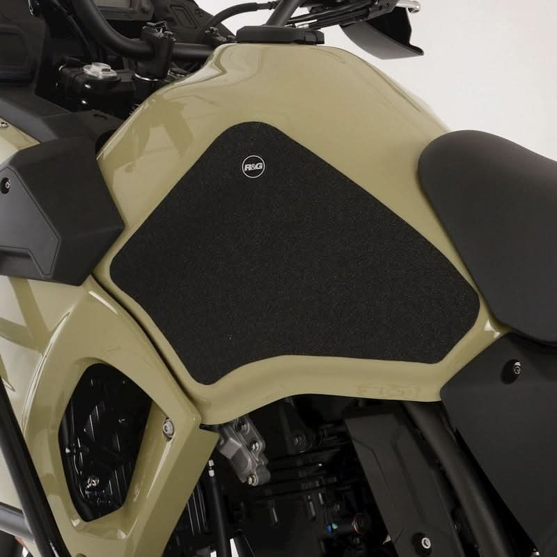 NAKLEJKA NA BAK TANKPAD ANTYPOŚLIZGOWY 2 CZĘŚCI RG RACING KAWASAKI KLR650 22- TRACTION GRIPS BLACK 1