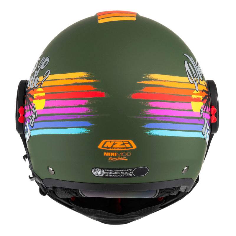 Kask Motocyklowy NZI Minimod Duo Rainbow Greenblack Silver Matt 5 362374_ZAL854181.jpg