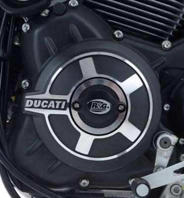 SLIDERY SILNIKA RG RACING DUCATI SCRAMBLER, LEWA STRONA BLACK 3